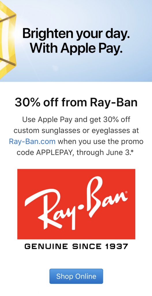 ray ban 30 off